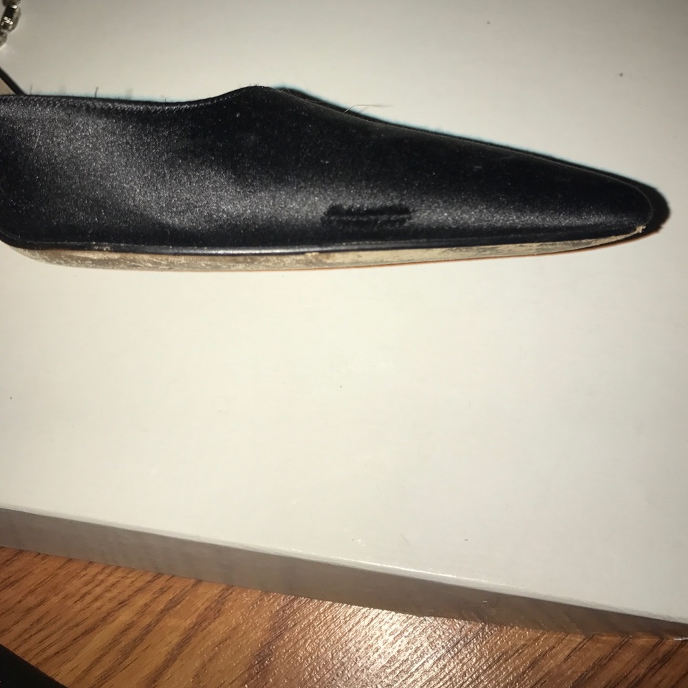 Manolo Blahnik Black Heels with Silver Accents - Picture 4 of 8